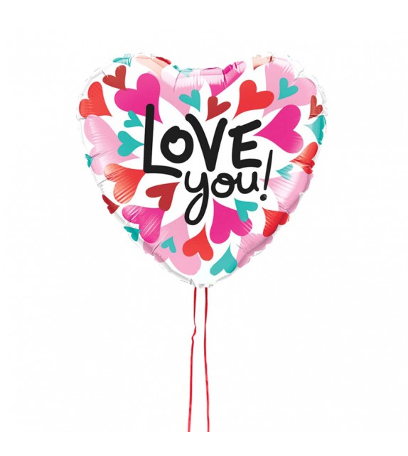 Ballon coeur "love"