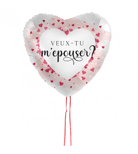 Ballons Or Rose 'Veux-Tu M'Épouser ?' + Anneau Géant 30'' - Kit Parfait Pour Proposition De Mariage Romantique Et Décoration Féerique