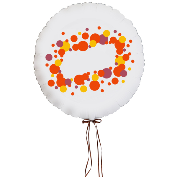 Ballon Postal Happy Birthday Singe sourire Selfie reflets- personnalisé